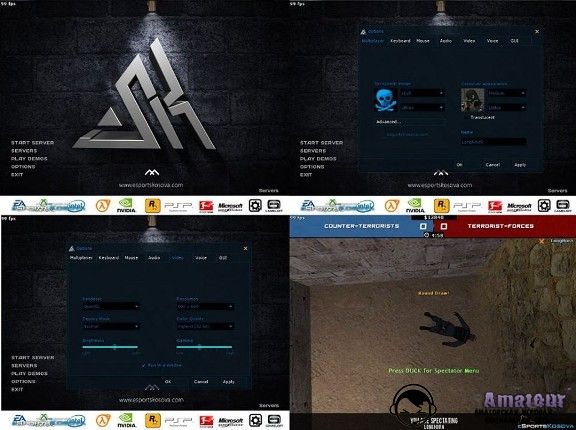 Скачать Counter-Strike 1.6 eSportsKosova 2015