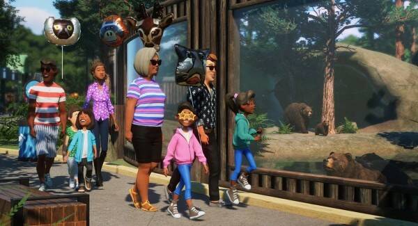 К годовщине Planet Zoo выпустили бесплатное дополнение с пекари и шариками
