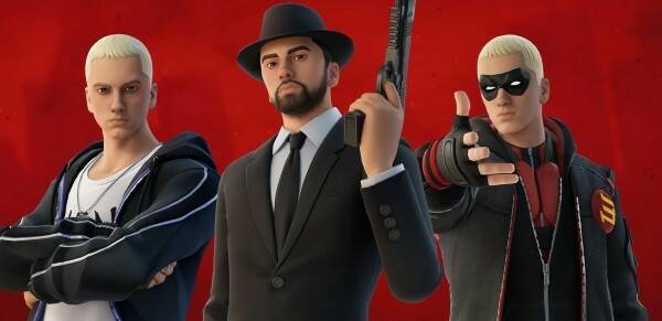 В сети появились облики Эминема для Fortnite