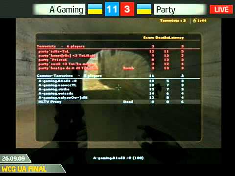 A-gaming vs. party wcg ua 2009