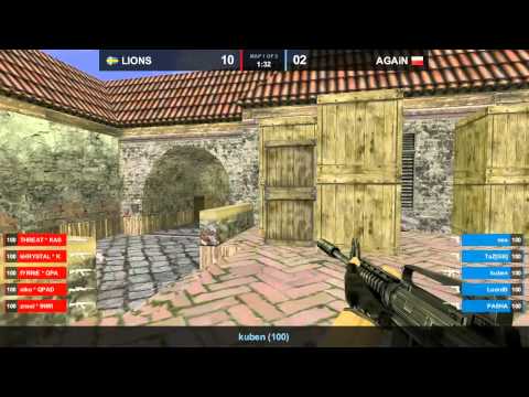 AGAiN vs. LIONS map 1 inferno dreamhack 2011