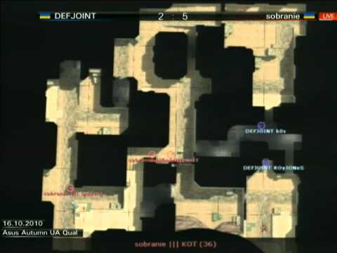 DEFJOINT vs sobranie de_dust2 16.10.2010