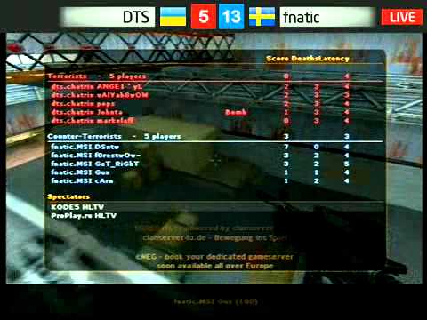 DTS vs fnatic de_nuke 09.05.2009