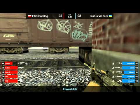 ESC vs. Na`Vi @ train map 1