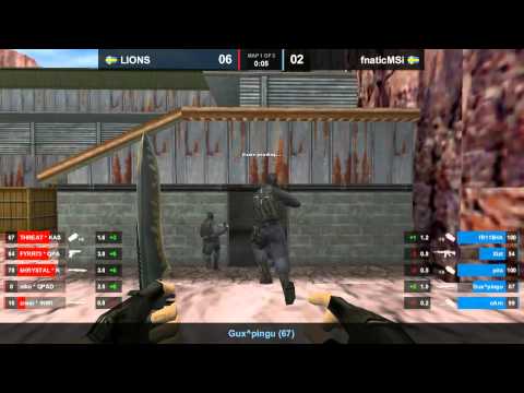 fnatic vs. lions map 1 nuke dreamhack 2011