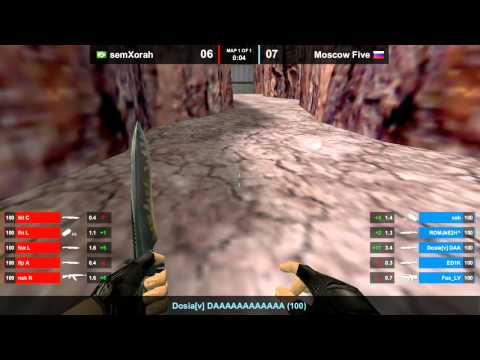 MoscowFive vs. Semxorah @ de_nuke
