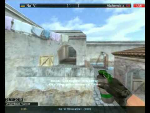 Na`Vi vs. alchemists de_mirage at Dreamhack Winter 2010