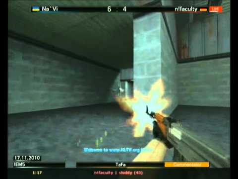 Na`Vi vs. n!faculty de_nuke 18.11.2010