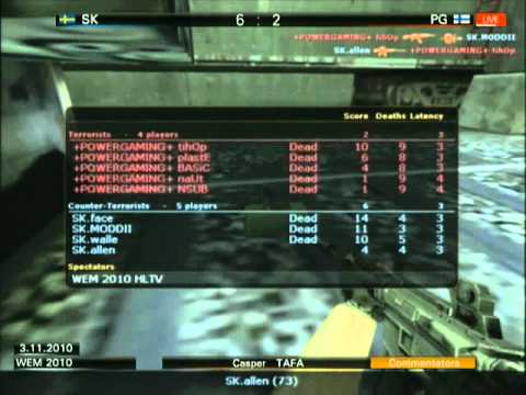 PG vs. SK de_train (World e-Sports Masters 2010)