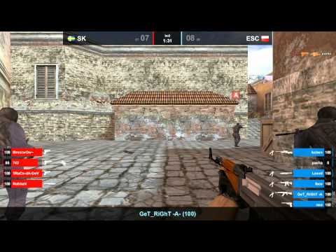 SK vs. ESC @ mirage map 2