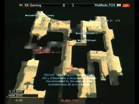 SK vs. WeMade FOX de_dust2 (World e-Sports Masters 2010)