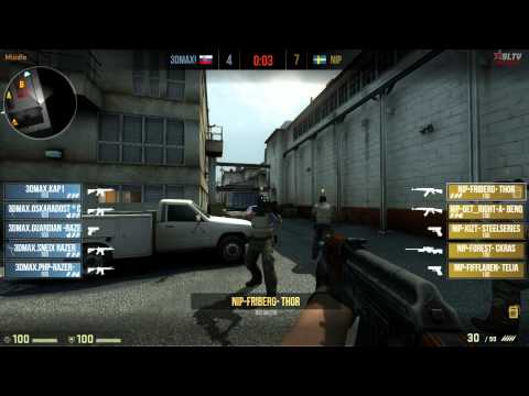 CSGO SLTV StarSeries - NiP vs. 3DMAX! @ train_se