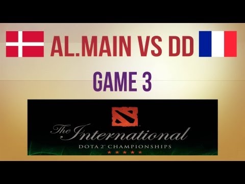 aL.Main vs DD g.3 Round 1 Winners Final TI3 Western Qualifier (feat. Kozadereza)