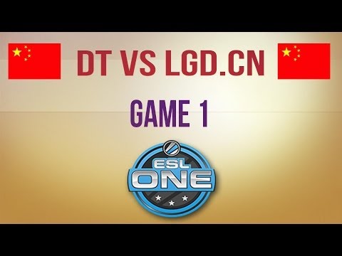 DT vs LGD.cn g.1 China Qualifier Esl One Frankfurt