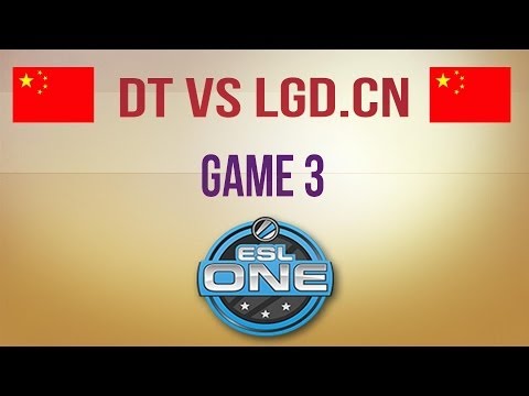 DT vs LGD.cn g.3 China Qualifier Esl One Frankfurt