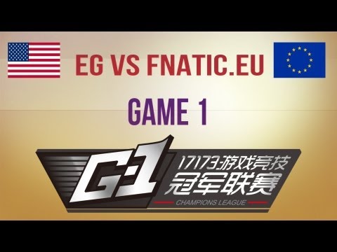 EG vs Fnatic.eu g.1 Winners Semifinal G1 League Western Qualifier