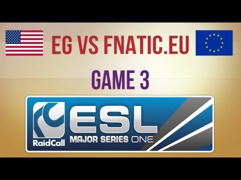 EG vs Fnatic.eu g.3 Semifinal RaidCall EMS One Summer 2013 Finals