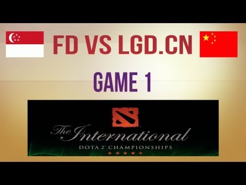 FD vs LGD.cn g.1 Round 1 Winners Final TI3 Eastern Qualifier