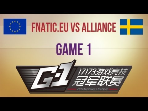 Fnatic.eu vs Alliance g.1 Winners Final G1 League Western Qualifier (feat. NS)