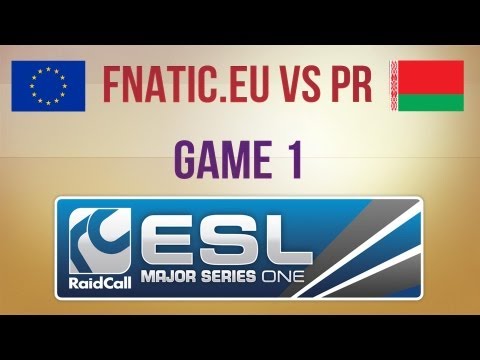 Fnatic.eu vs PR g.1 Final RaidCall EMS One Fall 2013 Cup 3