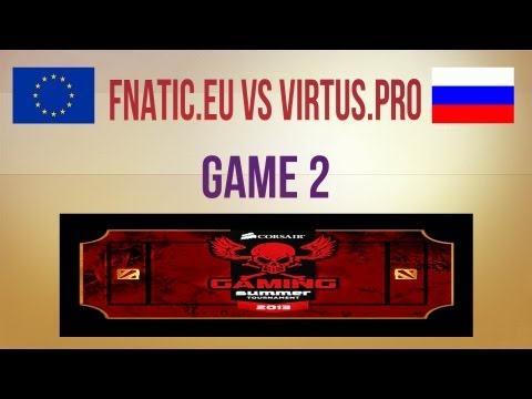 Fnatic.eu vs Virtus.pro g.2 Winners Final Corsair Summer Cup 2013