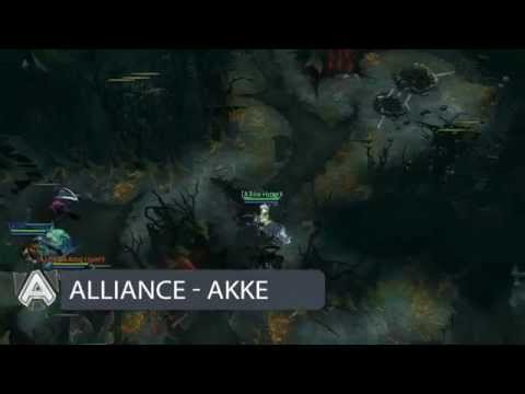 Great play from Akke vs Burning # Starladder s9 lan finals