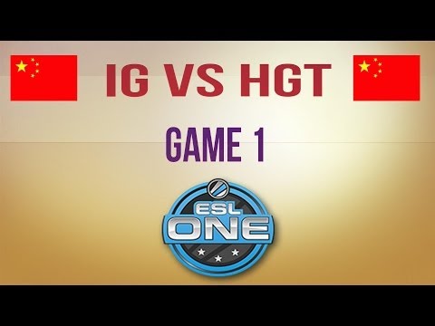 IG vs HGT g.1 China Qualifier Esl One Frankfurt