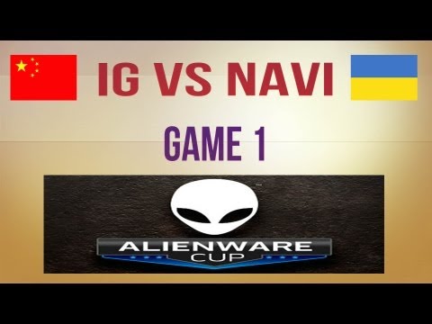 IG vs NaVi g.1 Group Stage Alienware Cup 1