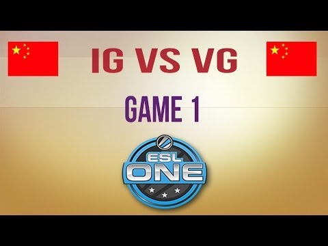 IG vs VG g.1 China Qualifier Esl One Frankfurt