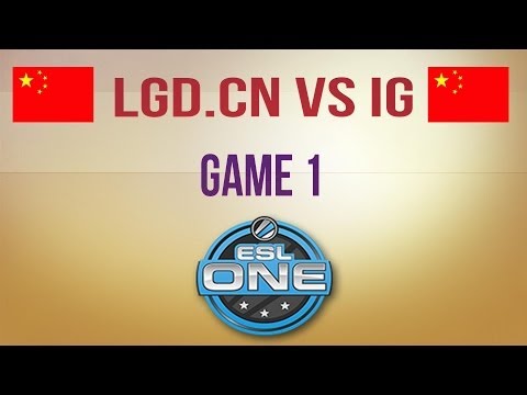 LGD.cn vs IG g.1 China Qualifier ESL One Frankfurt
