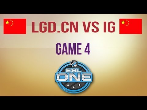 LGD.cn vs IG g.4 China Qualifier ESL One Frankfurt