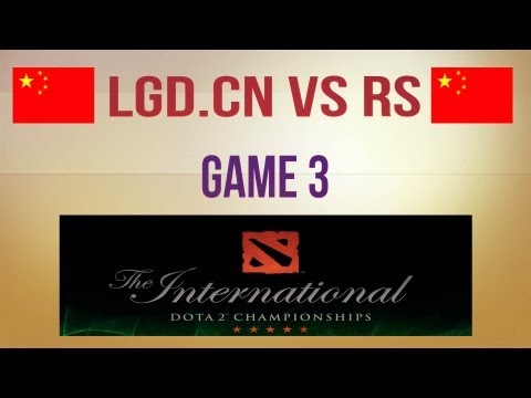 LGD.cn vs RS g.3 Grandfinal TI3 Eastern Qualifier (feat. NS, Smile)