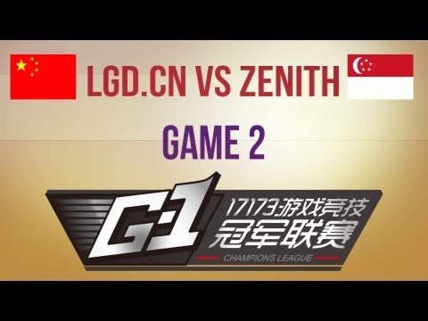 LGD.cn vs Zenith g.2 Winners Preliminary G1 League Asia Qualifier