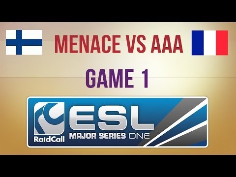 Menace vs aAa g.1 Losers Final Group B RaidCall EMS One Fall 2013
