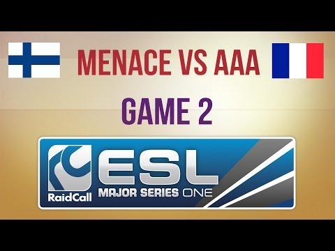 Menace vs aAa g.2 Losers Final Group B RaidCall EMS One Fall 2013
