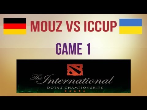 Mouz vs ICCup g.1 Round 1 Winners Semifinal TI3 Western Qualifier (feat. NS, Smile)