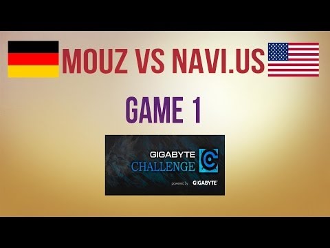 Mouz vs NaVi.US g.1 Gigabyte Challenge #5