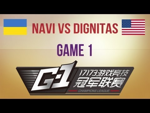 NaVi vs Dignitas g.1 Winners Quarterfinal G1 League Western Qualifier