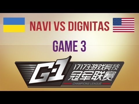 NaVi vs Dignitas g.3 Winners Quarterfinal G1 League Western Qualifier