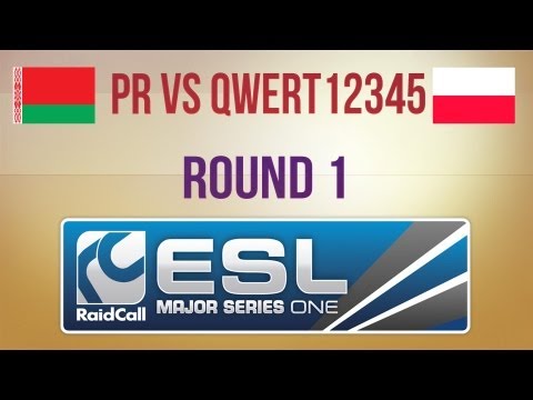 PR vs QWERT12345 Round 1 RaidCall EMS One Fall 2013 Cup 3