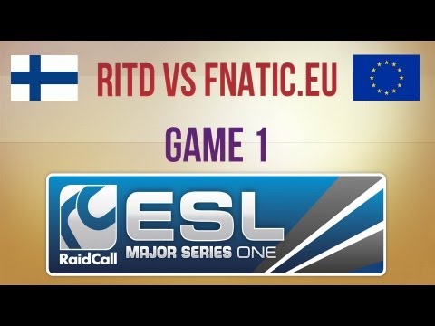 RITD vs Fnatic.eu g.1 Quarterfinal RaidCall EMS One Summer 2013 Finals