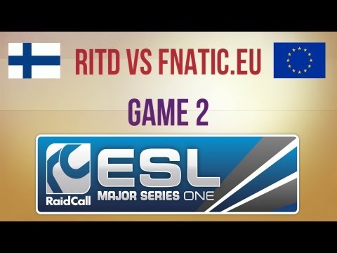 RITD vs Fnatic.eu g.2 Quarterfinal RaidCall EMS One Summer 2013 Finals
