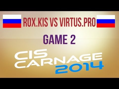 RoX.KiS vs Virtus.pro g.2 Group A Winners Semifinal CIS Carnage 2014
