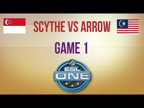 Scythe vs Arrow g.1 Asia Qualifier ESL One Frankfurt