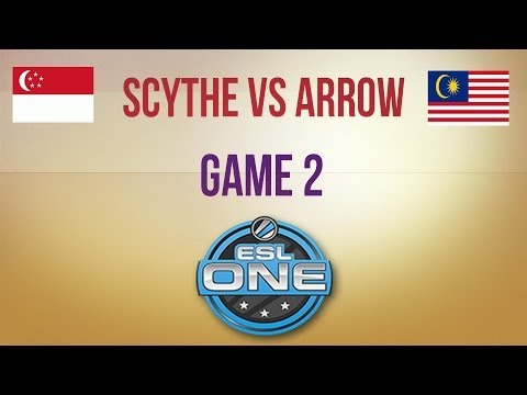 Scythe vs Arrow g.2 Asia Qualifier ESL One Frankfurt