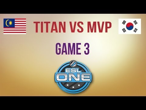 Titan vs MVP g.3 Asia Qualifier ESL One Frankfurt