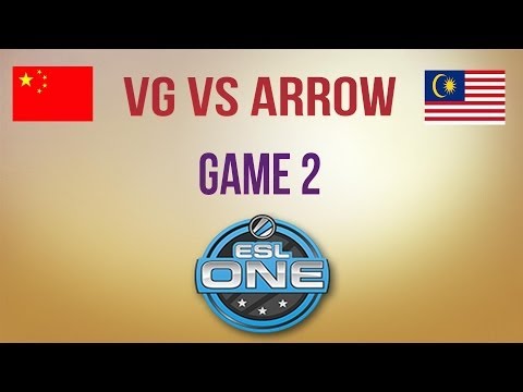 VG vs Arrow g.2 Asia Qualifier ESL One Frankfurt