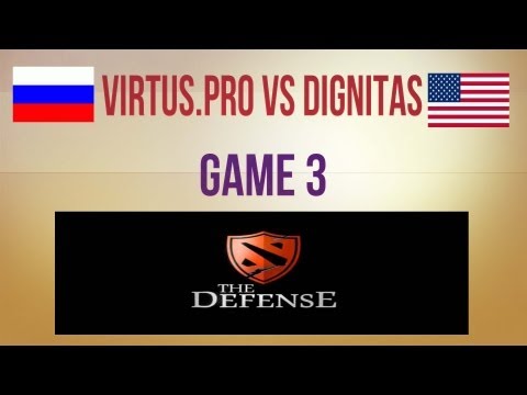 Virtus.pro vs Dignitas g.3 Winners Final The Defense #3 (feat. Sneg)