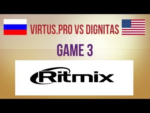 Virtus.pro vs Dignitas g.3 Winners Final RDL