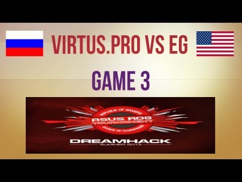 Virtus.pro vs EG g.3 Quarterfinal DHS 2013